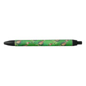 Giraffe Kerstmis Zwarte Inktpen Inkt Pen (Voorkant)
