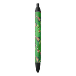 Giraffe Kerstmis Zwarte Inktpen Inkt Pen