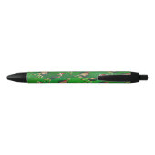 Giraffe Kerstmis Zwarte Inktpen Inkt Pen (Achterkant)