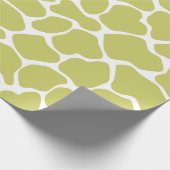 Giraffe Khaki Safari Cadeaupapier (Hoek)
