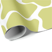 Giraffe Khaki Safari Cadeaupapier (Rol Hoek)