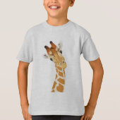 Giraffe Kind T Shirten T-shirt (Voorkant)