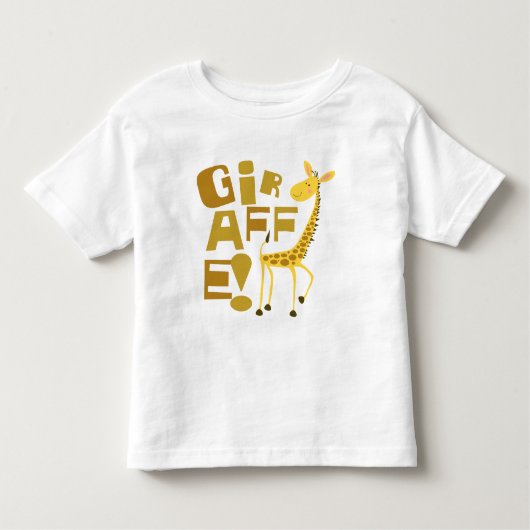 Giraffe! Kinder Shirts (Voorkant)