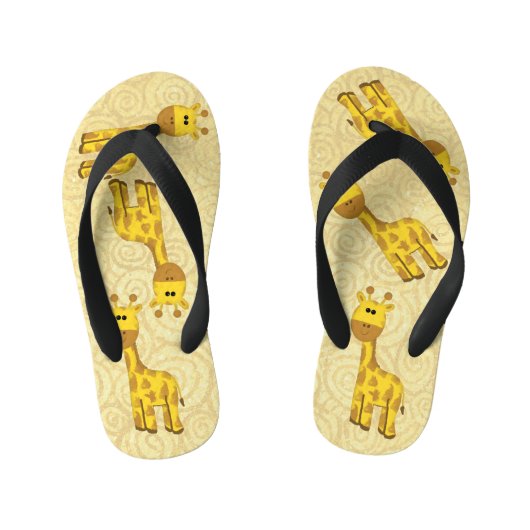 Giraffe Kinder Teenslippers (Voetbed)