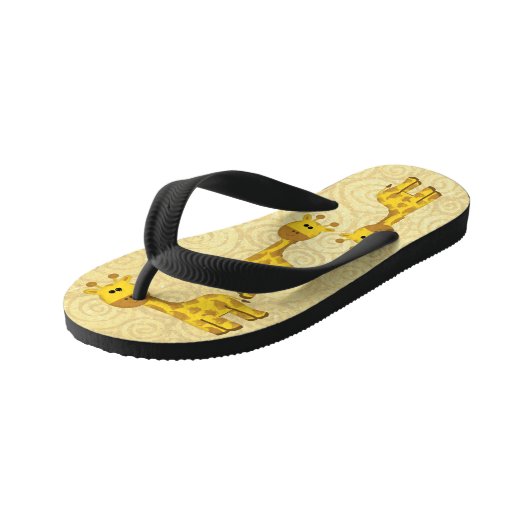 Giraffe Kinder Teenslippers (Schuin)