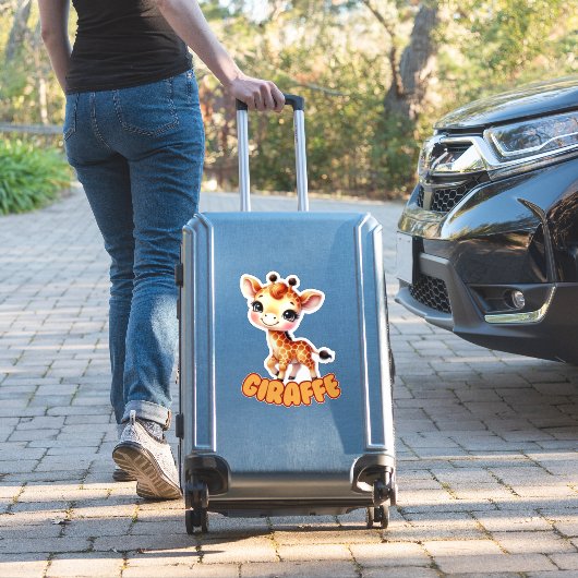 GIRAFFE - KINDERDAGVERBLIJF STICKER (Koffer Insitu)