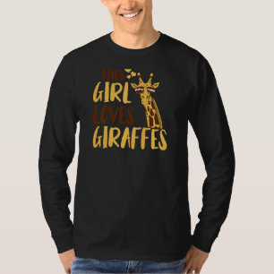 Giraffe Kinderen Dit meisje houdt van Giraffes T-shirt
