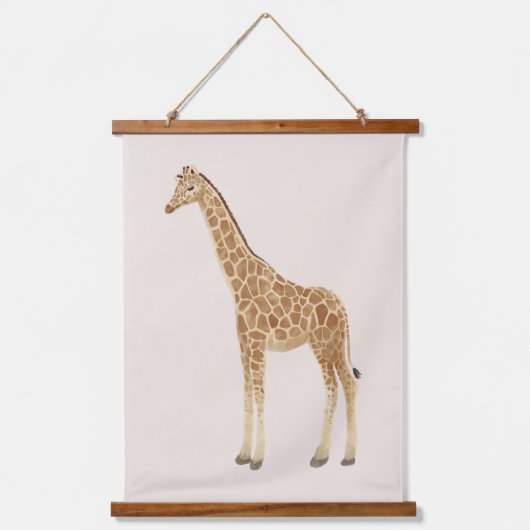 Giraffe-kinderkamer Kunst Tapijt Hangend Wandkleed (Voorkant)