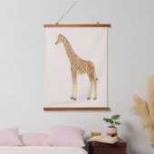 Giraffe-kinderkamer Kunst Tapijt Hangend Wandkleed (Slaapkamer)