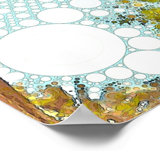 Giraffe Kiss Poster (Hoek)