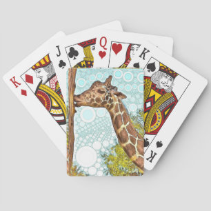 Giraffe Kiss-spelkaarten Speelkaarten