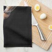 Giraffe Kisses Kitchen Towel Theedoek (Quarter Fold)