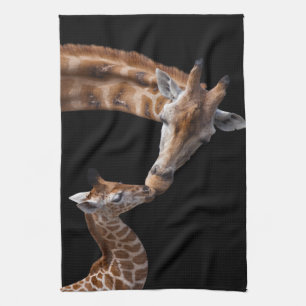 Giraffe Kisses Kitchen Towel Theedoek