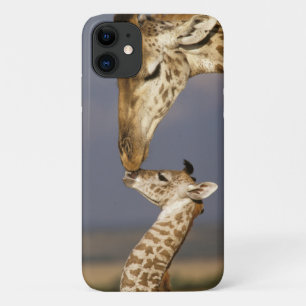 Giraffe KissingBaby Giraffe Case-Mate iPhone Case