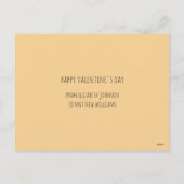 Giraffe. Klaslokaal Valentijn. Vriendenkaart. Kind Feestdagenkaart (Achterkant)