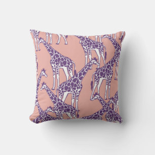 Giraffe Kleurrijke Vlekken Safari Illustratie Kussen