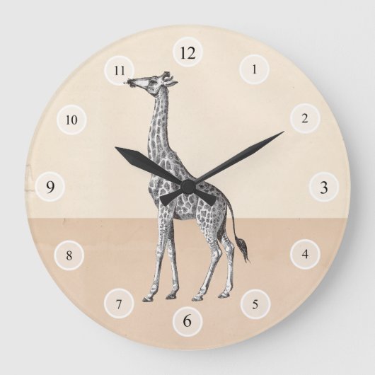  Giraffe klok (Voorkant)