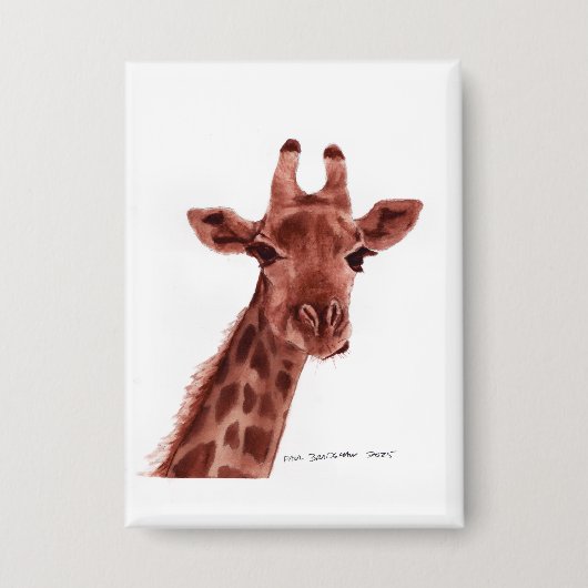 giraffe knop button (Voorkant)