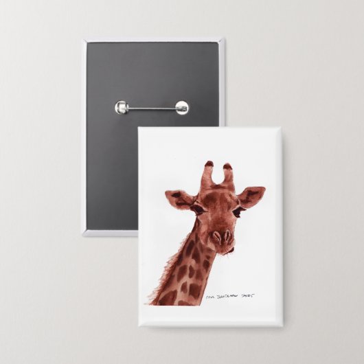 giraffe knop button (Voorkant / Achterkant)