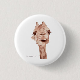 giraffe knop ronde button 3,2 cm