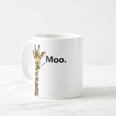 Giraffe Koe Grappige Mok (Voorkant links)
