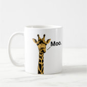 Giraffe Koe Grappige Mok (Links)