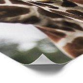 Giraffe kop Giraffe print Afrikaans dier (Hoek)