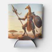 Giraffe krijger blikjeskoeler (Voorkant)