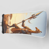 Giraffe krijger golfheadcover (Voorkant)