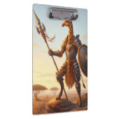 Giraffe krijger klembord (Rechts)