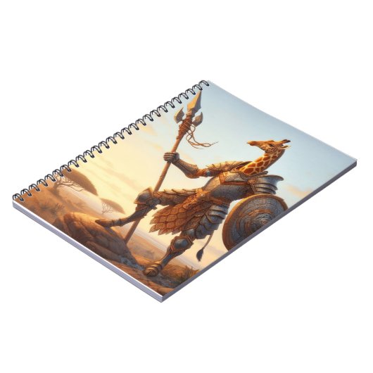 Giraffe krijger notitieboek (Linkerzijde)