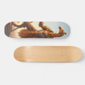 Giraffe krijger persoonlijk skateboard (Horizontaal)