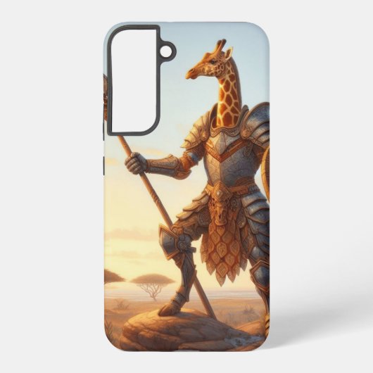 Giraffe krijger samsung galaxy hoesje (Achterkant)
