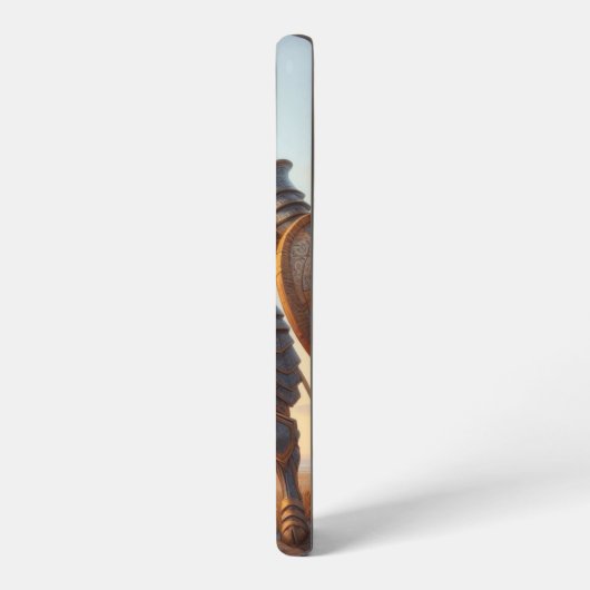 Giraffe krijger samsung galaxy hoesje (Linkerkant)