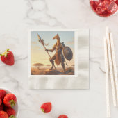 Giraffe krijger servet (Insitu)