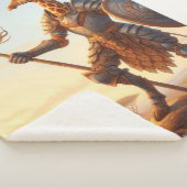 Giraffe krijger sherpa deken (3/4)