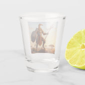 Giraffe krijger shot glas (Achterkant)