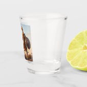 Giraffe krijger shot glas (Rechts)