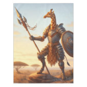 Giraffe krijger tafelkleed (Voorkant)