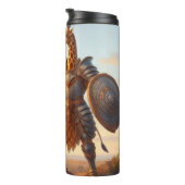 Giraffe krijger thermosbeker (Geroteerd rechts)