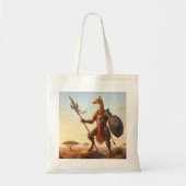 Giraffe krijger tote bag (Voorkant)