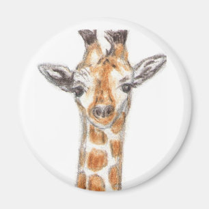 Giraffe kunstwerk magneet cadeau