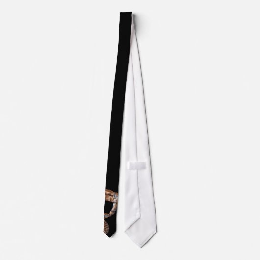 Giraffe Kus Bindt Stropdas (Achterkant)