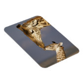 Giraffe kust baby giraffe magneet (Rechterzijde)