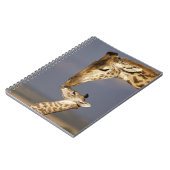 Giraffe kust baby giraffe notitieboek (Linkerzijde)