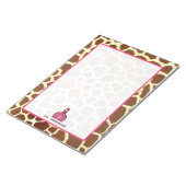 Giraffe Leerleraar Notitieblok (Schuin)