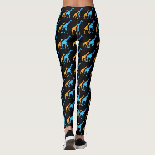 Giraffe Leggings vrouwen (Achterkant)