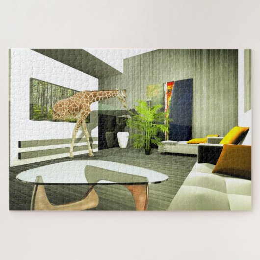 Giraffe Legpuzzel (Horizontaal)