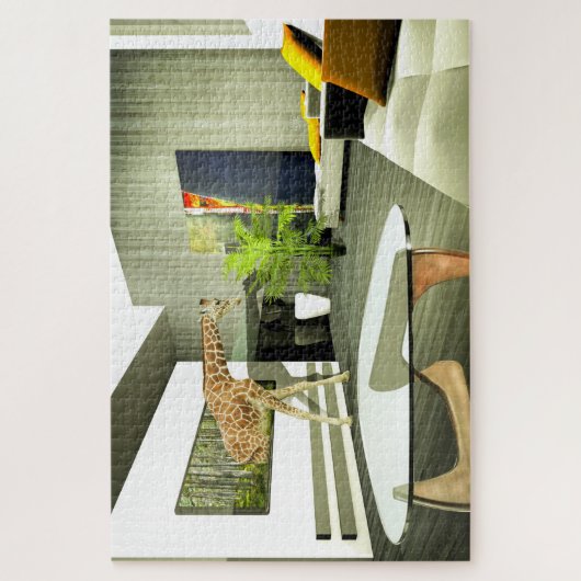 Giraffe Legpuzzel (Verticaal)