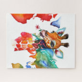 Giraffe Legpuzzel (Horizontaal)